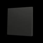 ZENNIO - ZS70. Tasterabdeckung f. Soft KNX Einfachtaster 70x70mm. Schwarz