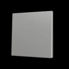 ZENNIO - ZS70. Tasterabdeckung für Soft KNX Einfachtaster 70x70mm.Silber
