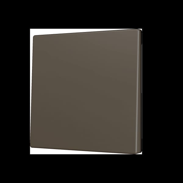 ZENNIO - ZS70. Tasterabdeckung für Soft KNX Einfachtaster 70x70mm. Mokka