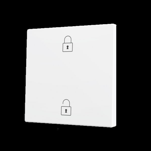 ZENNIO - ZS70. Tasterabdeckung f. Soft KNX Einfachtaster 70x70mm. Mattweiß