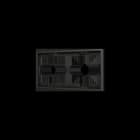 ZENNIO - ZS70. Rahmen-2 Module-Schwarz