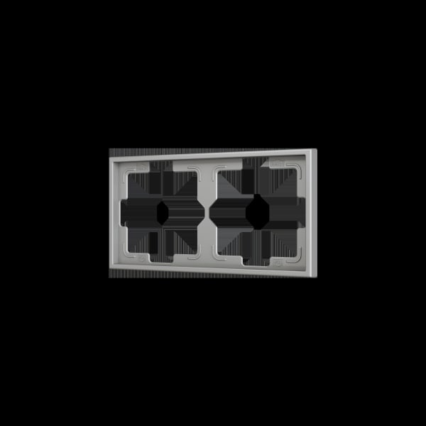 ZENNIO - ZS70. Rahmen-2 Module-Silber