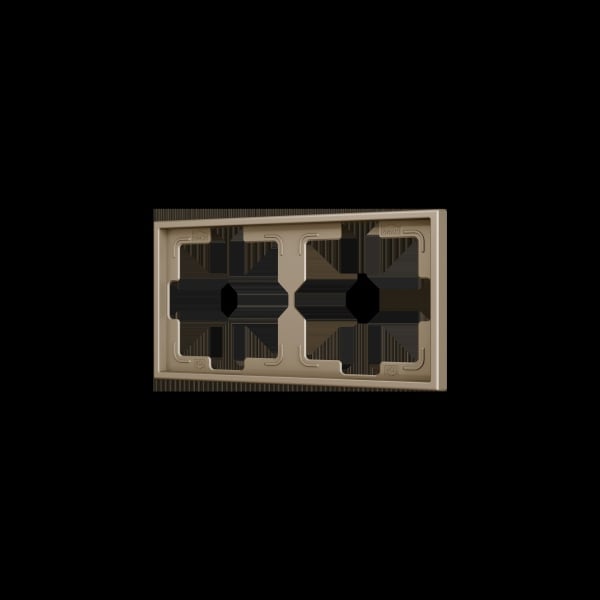 ZENNIO - ZS70. Rahmen-2 Module-Champagne