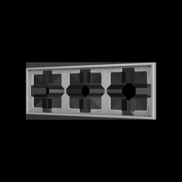 ZENNIO - ZS70. Rahmen-3 Module-Silber