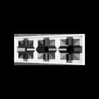 ZENNIO - ZS70. Rahmen-3 Module-Mattweiß