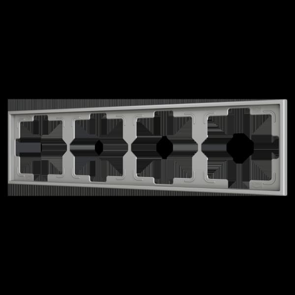 ZENNIO - ZS70. Rahmen-4 Module-Silber