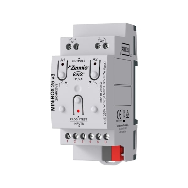 ZENNIO - MINiBOX 25 v3. KNX Multifunktionsaktor