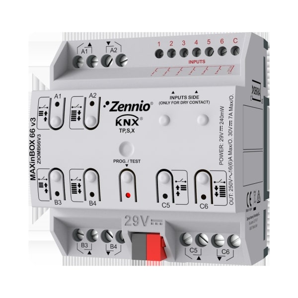 ZENNIO - MAXinBOX 66 v3. KNX Multifunktionsaktor
