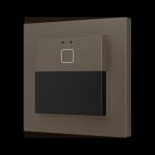 ZENNIO - Presentia W1 v2. KNX Bewegungsmelder für Wandmontage-1 Taste-Mokka