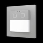 ZENNIO - Presentia W2 v2. KNX Bewegungsmelder für Wandmontage-2 Tasten-Silber