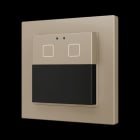 ZENNIO - Presentia W2 v2. KNX Bewegungsmelder für Wandmontage-2 Tasten-Champagne