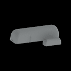 ZENNIO - WinDoor RF v2. KNX RF Tür-/Fenstersensor (868 MHz). Grau