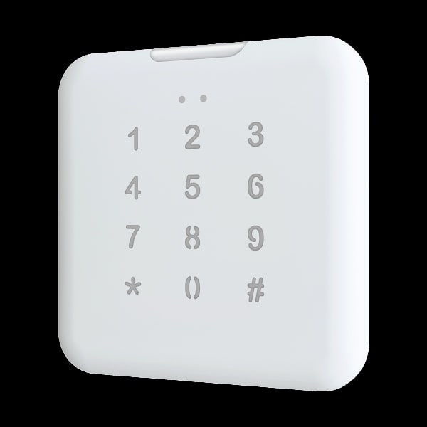 ZENNIO - IWAC Out Keypad. In-Wall Access Controller für den Außenbereich mit Keypad-Weiß