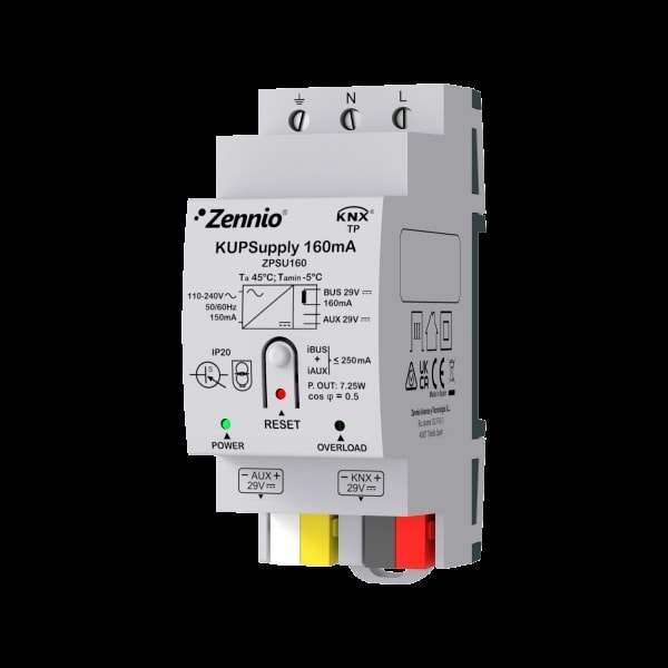 ZENNIO - KUPSupply 160mA. KNX Universalspannungsversorgung 160mA