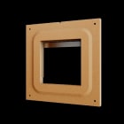 ZENNIO - Montageplatte für Trockenbauwand für Flat X et IWAC Display