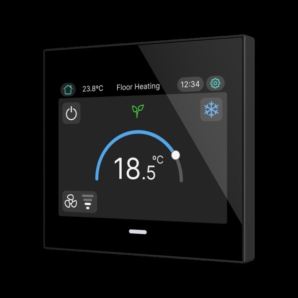 ZENNIO - CX35. KNX kapazitives Touchpanel mit 3,5'' - Schwarz