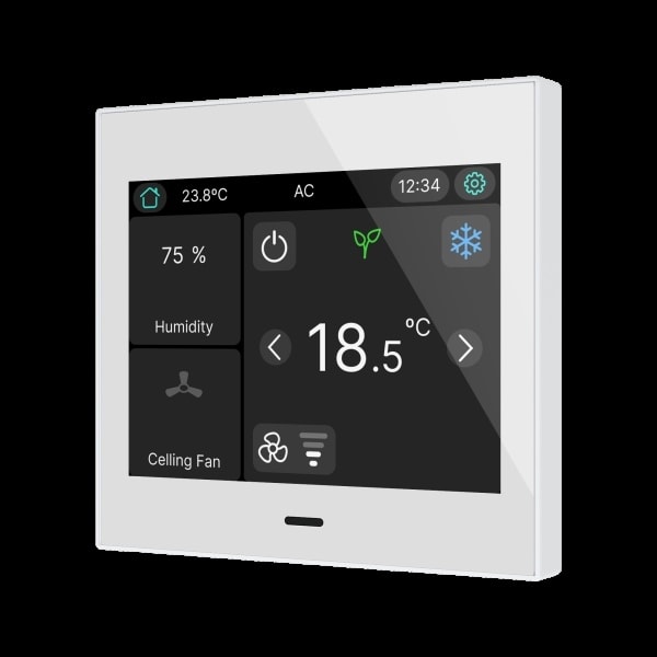 ZENNIO - CX35. KNX kapazitives Touchpanel mit 3,5'' - Weiß