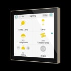 ZENNIO - CX40. KNX kapazitives Touchpanel mit 4'' - Champagne