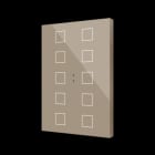 ZENNIO - Flat XL X10. Kapazitiver Taster - 10 buttons - Champagne