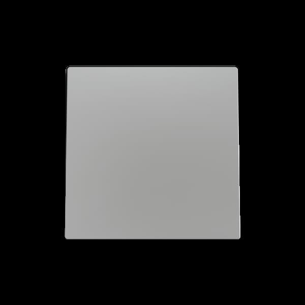 ZENNIO - ZS55. Einfachschalterabdeckung 55x55 mm - Silber