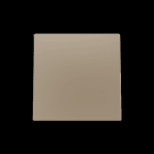 ZENNIO - ZS55. Einfachschalterabdeckung 55x55 mm - Champagne