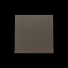 ZENNIO - ZS55. Einfachschalterabdeckung 55x55 mm - Mokka