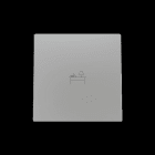 ZENNIO - ZS55. Einfachschalterabdeckung 55x55 mm - Silber - Custom Design. Minimum: 100 E