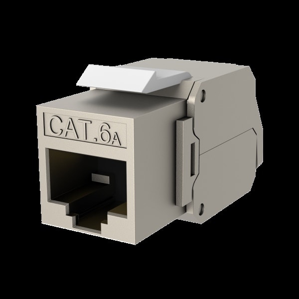 ZENNIO - ZS55/ZS70. RJ45 Cat. 6A Anschluss - Moduleinsatz
