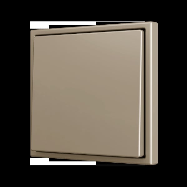 ZENNIO - ZS70. Soft Einfachtaster für 1 Binäreingang 70x70 mm - Champagne