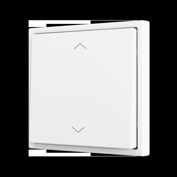 ZENNIO - ZS70. Soft Einfachtaster für 2 Binäreingänge 70x70 mm - Silber