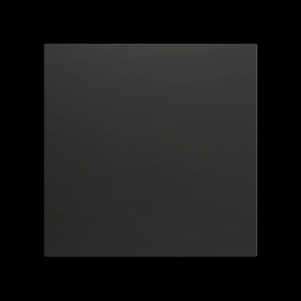 ZENNIO - ZS70. Blindabdeckung 70x70 mm - schwarz. Benötigt Metallplatte (ZACHOLD33), ist
