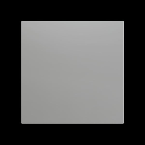 ZENNIO - ZS70. Blindabdeckung 70x70 mm - silber. Benötigt Metallplatte (ZACHOLD33), ist n