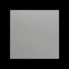 ZENNIO - ZS70. Blindabdeckung 70x70 mm - silber. Benötigt Metallplatte (ZACHOLD33), ist n