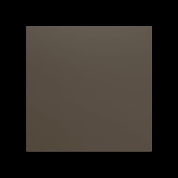 ZENNIO - ZS70. Blindabdeckung 70x70 mm - Mokka. Benötigt Metallplatte (ZACHOLD33), ist ni