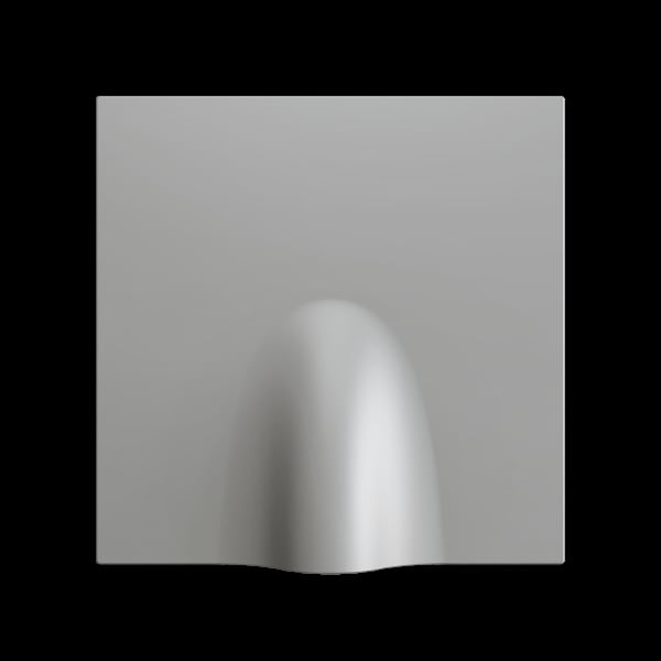 ZENNIO - ZS70. Kabelauslass-Abdeckung 70x70 mm - Silber