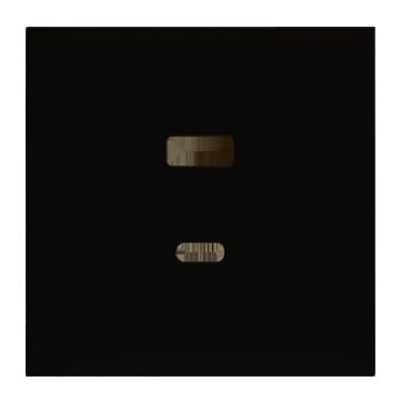 ZENNIO - ZS70. Abdeckplatte für Zweifach-USB-Ladegerät C+A 70x70 mm - Schwarz