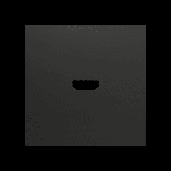 ZENNIO - ZS70. Abdeckung für HDMI Einsatz 70x70 mm - Schwarz