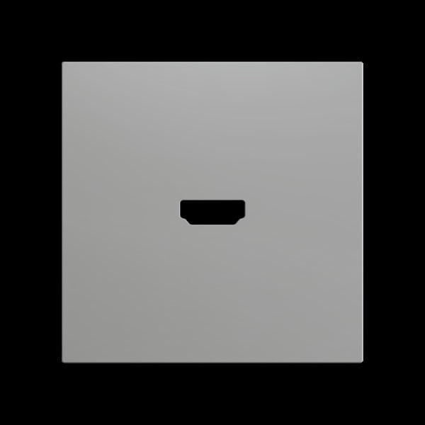 ZENNIO - ZS70. Abdeckung für HDMI Einsatz 70x70 mm - Silber