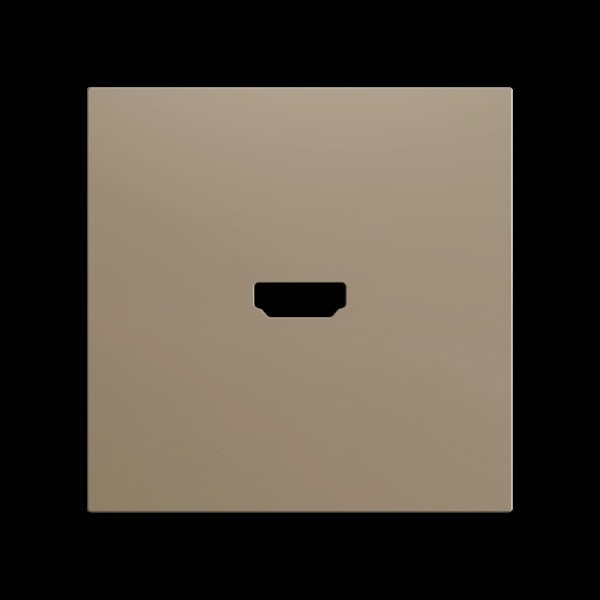 ZENNIO - ZS70. Abdeckung für HDMI Einsatz 70x70 mm - Champagne