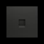 ZENNIO - ZS70. Abdeckung für RJ45 Anschluss 70x70 mm - 1 Modul - Schwarz