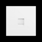 ZENNIO - ZS70. Abdeckung für RJ45 Anschluss 70x70 mm - 1 Modul - Mattweiß