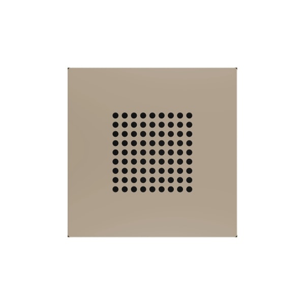 ZENNIO - ZS55. RingBOX. KNX-Klingelabdeckung 55x55 mm - Champagner