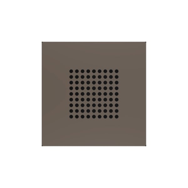 ZENNIO - ZS55. RingBOX. KNX-Klingelabdeckung 55x55 mm - Mokka