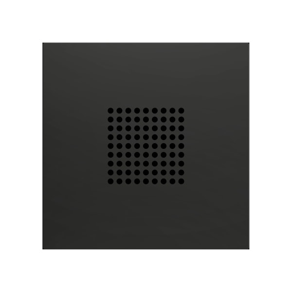 ZENNIO - ZS70. RingBOX. KNX-Klingelabdeckung 70x70 mm - Anthrazit