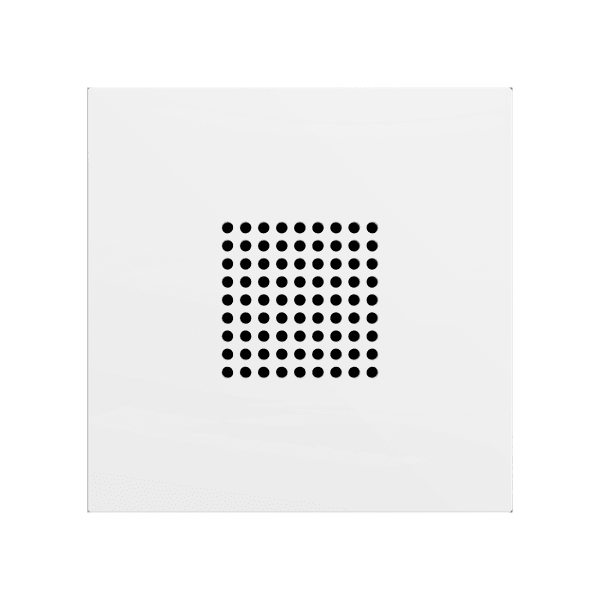 ZENNIO - ZS70. RingBOX. KNX-Klingelabdeckung 70x70 mm - Mattweiß