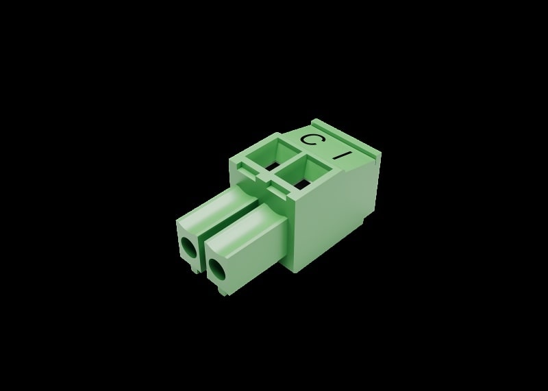 ZENNIO - Eingangsstecker - Tecla 55 (2-Pol)