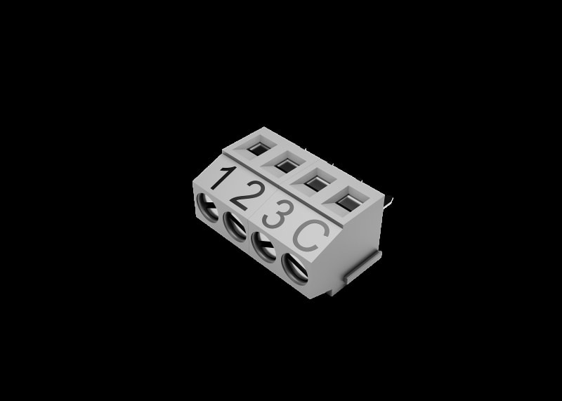 ZENNIO - Eingangsstecker - KLIC-MITT und KLIC-DD3 (4-Pol)