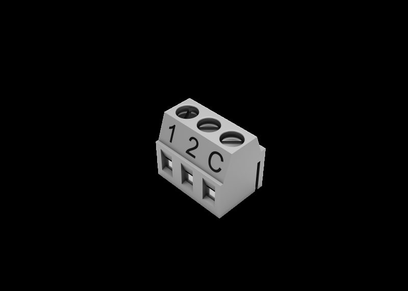 ZENNIO - Eingangsstecker - KLIC-MITT v2, KLIC-DD v3 und KLIC-MITTE (3-Pol)