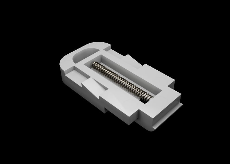ZENNIO - Klammer für Installation auf Hutschiene