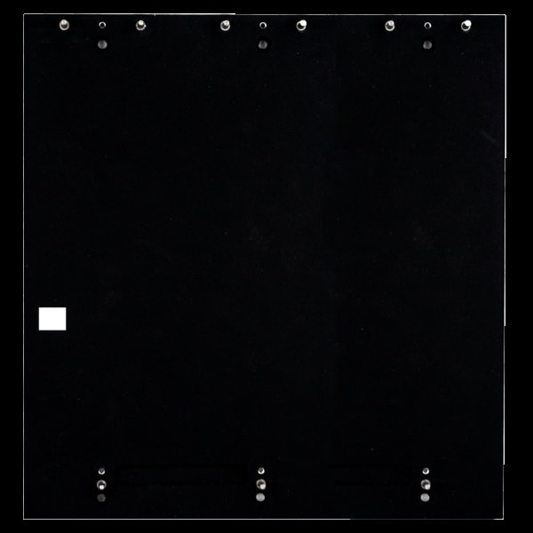 ZENNIO - GetFace IP - Aufputz-Installation - Rückplatte - 3(w) x 3(h) Module (nur mit ZVP